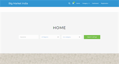 Desktop Screenshot of bigmarketindia.com